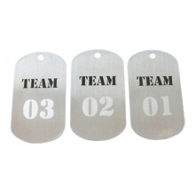 Newly Customized Laser Number Printing Dog Tag for Engraving (XD-0205)